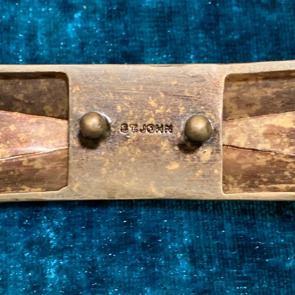 St. John tan skinny leather belt main image 4